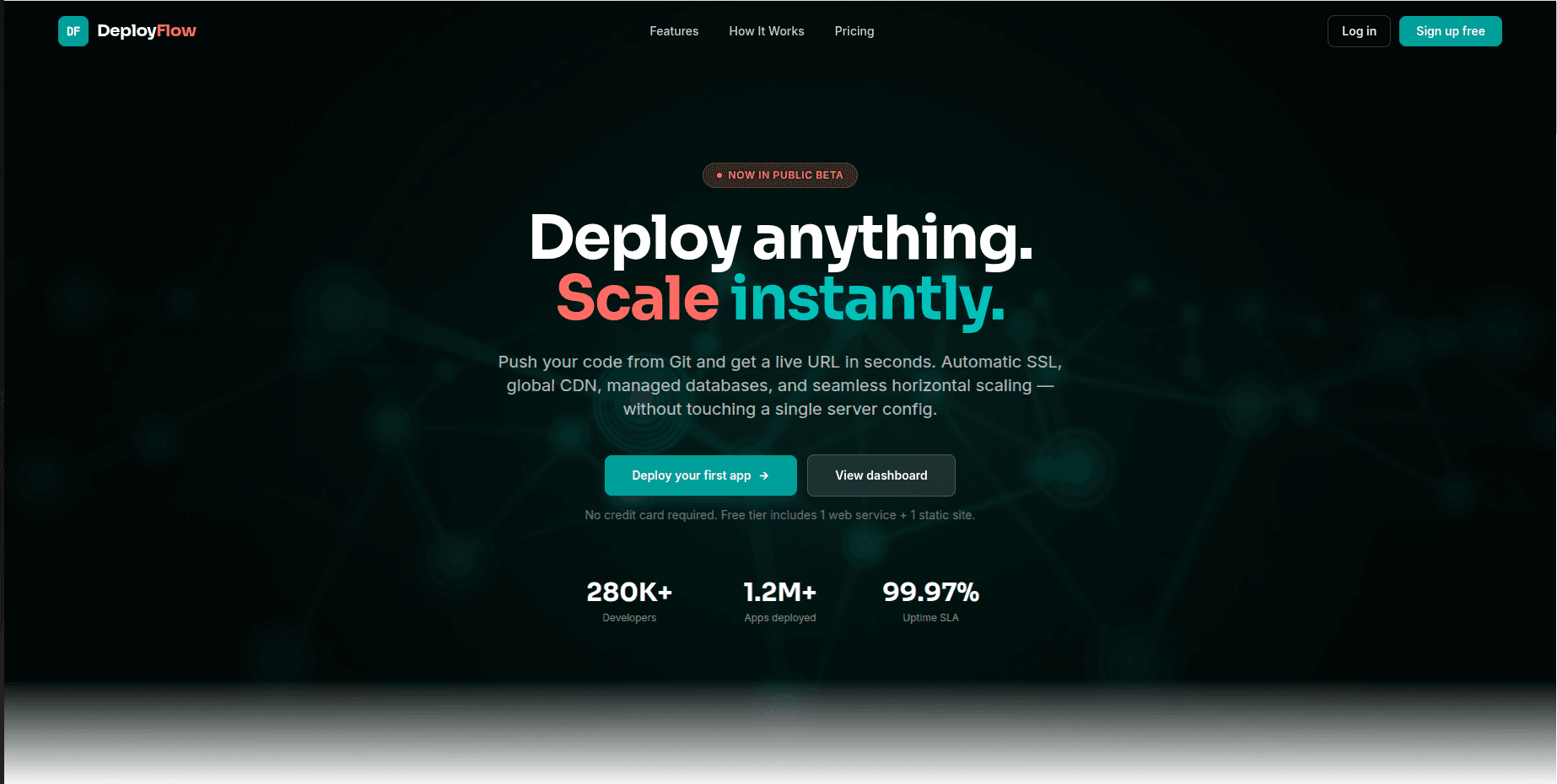 DeployFlow App project preview